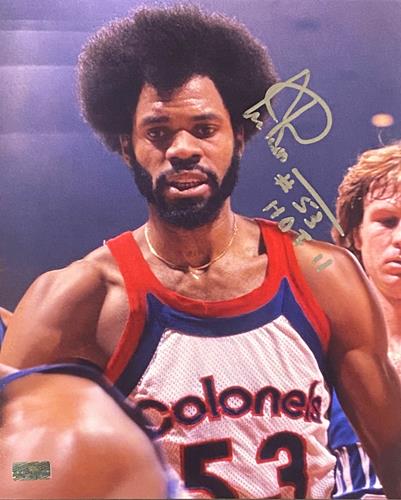 Artis Gilmore Autographed Kentucky Colonels ABA 8x10 Photo w/ HOF 11