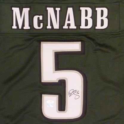 Donovan McNabb Autographed Philadelphia (Green #5) Custom Jersey - JSA