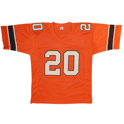 Bernie Kosar Autographed Miami (Orange #20) Custom Jersey - JSA