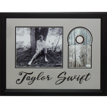 Taylor Swift Autographed Folklore In The Trees Deluxe Framed CD - JSA