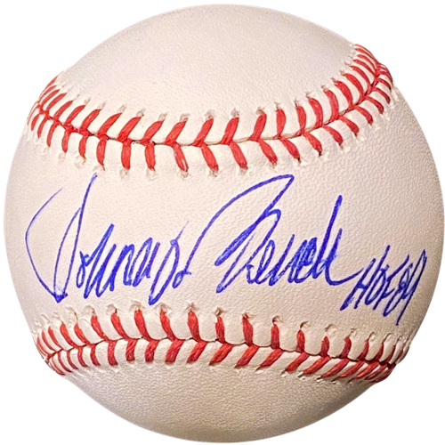 Johnny Bench Autographed MLB Baseball w/ HOF 89 - JSA – Palm Beach