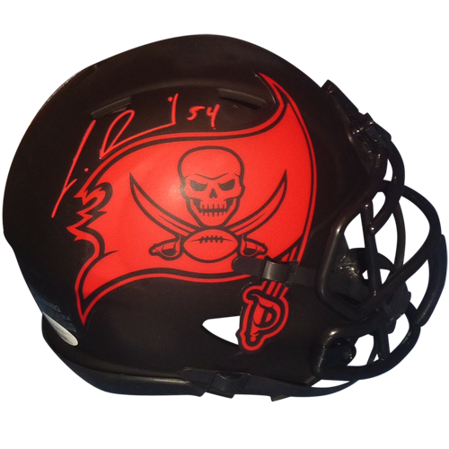 Lavonte David Autographed Tampa Bay Buccaneers (ECLIPSE Alternate) Mini Helmet - JSA