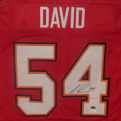 Lavonte David Autographed Tampa Bay (Red #54) Custom Jersey - JSA
