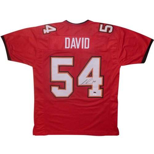 Lavonte David Autographed Tampa Bay (Red #54) Custom Jersey - JSA