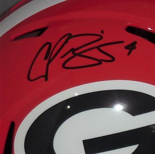 Champ Bailey Autographed Georgia Bulldogs Deluxe Full-Size Replica Helmet - Beckett