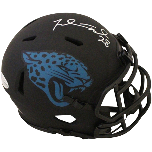 Fred Taylor Autographed Jacksonville Jaguars (ECLIPSE Alternate) Mini Helmet - Beckett