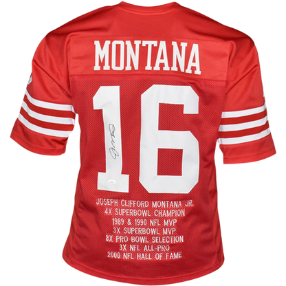 Joe montana online pro bowl jersey