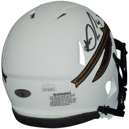 Dalvin Cook Autographed Florida State FSU Seminoles (LUNAR Eclipse) Mini Helmet - DC Holo, JSA
