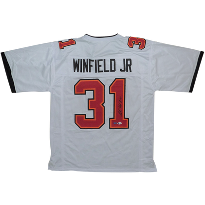 Antoine Winfield Jr Autographed Tampa Bay (White #31) Jersey - BAS