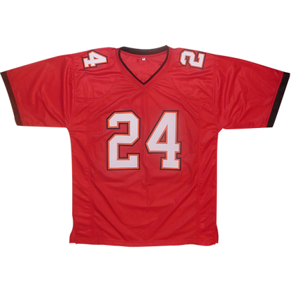Carlton Davis Autographed Tampa Bay (Red #24) Jersey - BAS