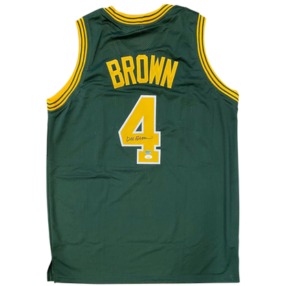 Dee Brown Autographed Jacksonville University Dolphins (Green #4) Jersey - JSA