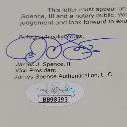 Roger Maris Autographed Baseball - JSA Full Letter