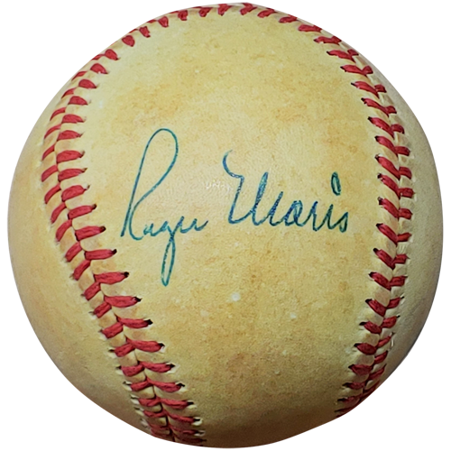 Roger Maris Autographed Baseball - JSA Full Letter