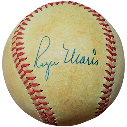 Roger Maris Autographed Baseball - JSA Full Letter