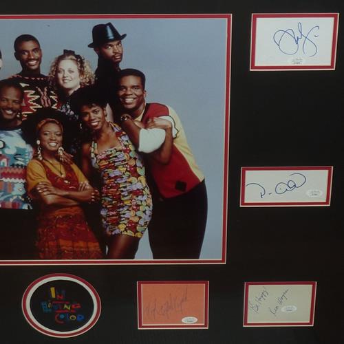 In Living Color 16x20 Photo Deluxe Framed with 8 Cast Autographs - JSA