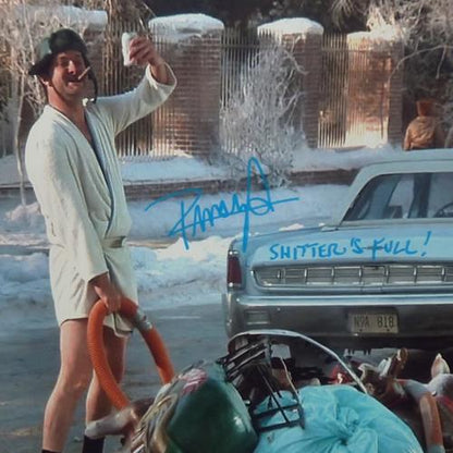 Randy Quaid Cousin Eddie Autographed National Lampoons Christmas Vacation Deluxe Framed 16x20 Photo w/ Shitters Full - Beckett
