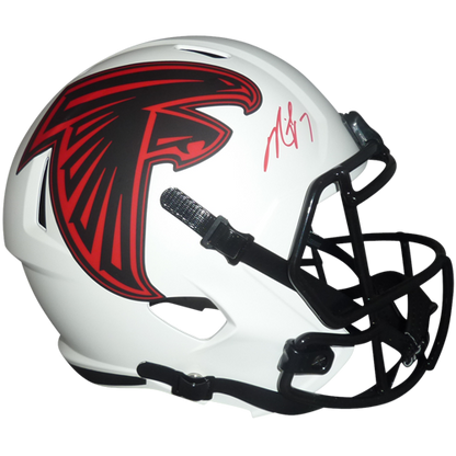 Michael Vick Autographed Atlanta Falcons (LUNAR Eclipse) Deluxe Full-Size Replica Helmet - JSA