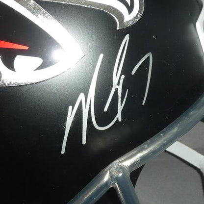 Michael Vick Autographed Atlanta Falcons (Speed) Deluxe Full-Size Replica Helmet - JSA