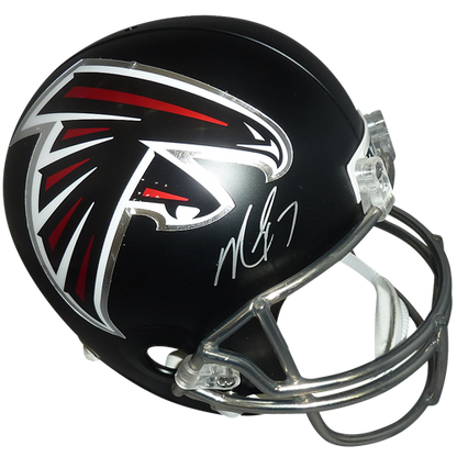 Michael Vick Autographed Atlanta Falcons (Speed) Deluxe Full-Size Replica Helmet - JSA