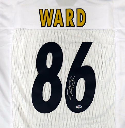 Hines Ward Autographed Pittsburgh (White #86) Custom Jersey - Beckett