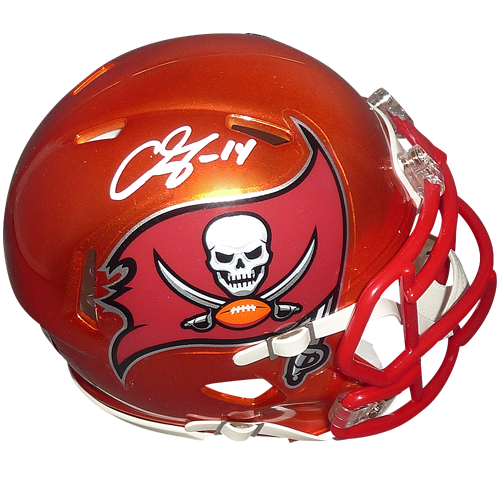 Chris Godwin Autographed Tampa Bay Buccaneers (FLASH Alternate) Mini Helmet - Beckett