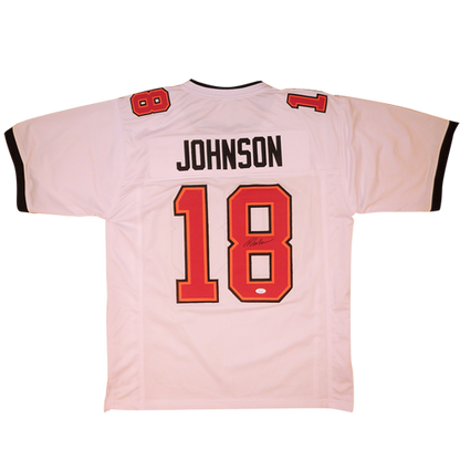 Tyler Johnson Autographed Tampa Bay (White #18) Custom Jersey - JSA