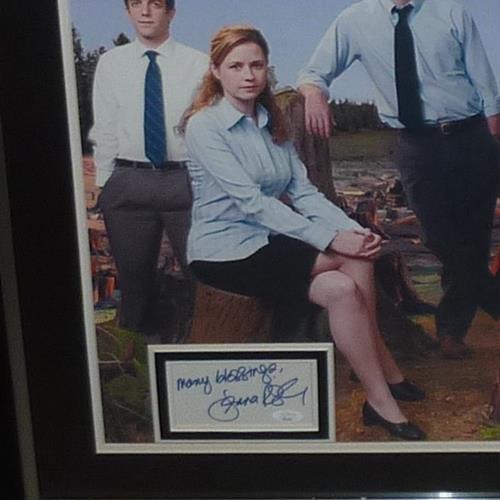 The Office Full-Size TV Poster Deluxe Framed with 5 Cast Autographs - JSA