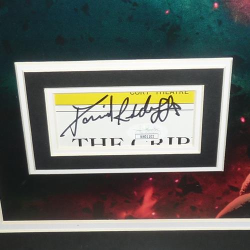 Harry Potter And The Deathly Hollows Full-Size Movie Poster Deluxe Framed with Daniel Radcliffe and Ralph Fiennes Autographs - JSA