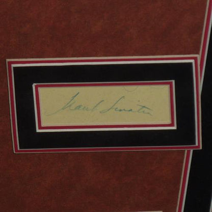 Frank Sinatra, Dean Martin, Sammy Davis Jr, Peter Lawford And Joey Bishop Autographed Rat Pack Deluxe Framed Shadowbox - JSA, PSA