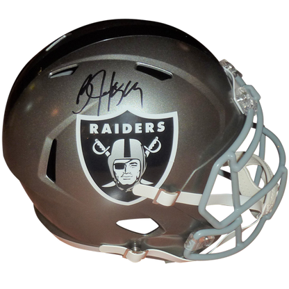 bo jackson signed football helmet Bo Jackson Autographed Oakland Los Angeles Las Vegas Raiders (FLASH Al – Palm Beach Autographs LLC