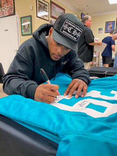 Jamal Agnew Autographed Jacksonville (Teal #39) Custom Jersey