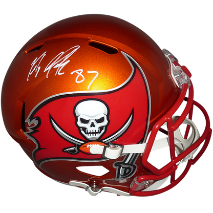 Rob Gronkowski Autographed Tampa Bay Buccaneers (FLASH Alternate) Deluxe Full-Size Replica Helmet - Radtke