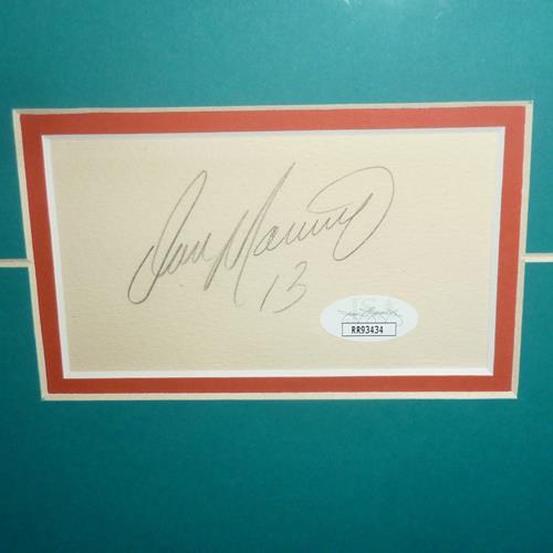 Dan Marino And Jim Carrey Autographed Ace Ventura: Pet Detective Deluxe Framed Piece - JSA