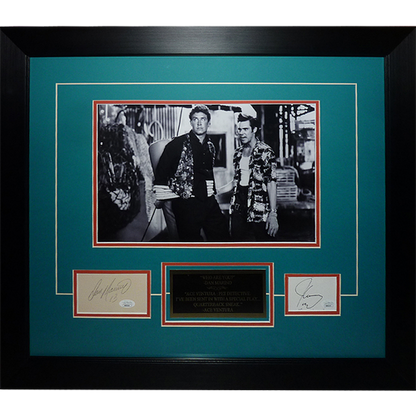 Dan Marino And Jim Carrey Autographed Ace Ventura: Pet Detective Deluxe Framed Piece - JSA