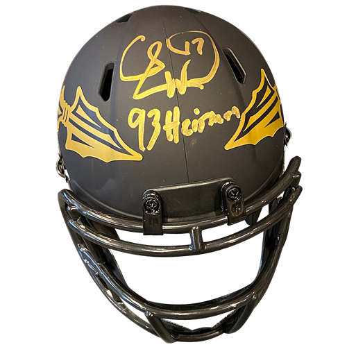 Charlie Ward Autographed Florida State FSU Seminoles (ECLIPSE) Mini Helmet w/ 93 Heisman