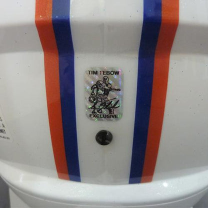 Tim Tebow Autographed Florida Gators (Stars and Stripes) Deluxe Full-Size Replica Helmet w/ God Bless America - Tebow Holo