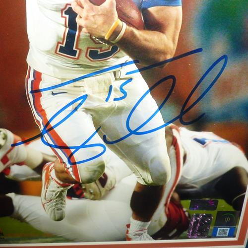 Tim Tebow Autographed Florida Gators (08 BCS Run) Framed 8x10 Photo - Tebow Holo