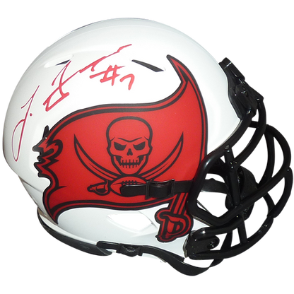 Leonard Fournette Autographed Tampa Bay Buccaneers (LUNAR ECLIPSE Alternate) Mini Helmet - Fanatics