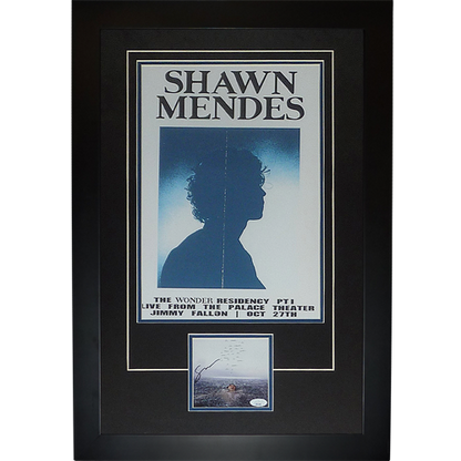 Shawn Mendes Autographed Wonder Deluxe Framed CD Piece - JSA