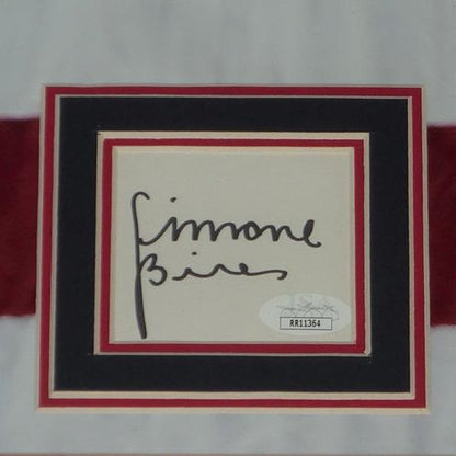 Simone Biles Autographed Olympic Gymnastics Deluxe Framed 16x20 Photo Piece - JSA