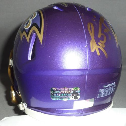 Ricky Williams Autographed Baltimore Ravens Mini Helmet w/ Smoke Weed Everyday - Radtke