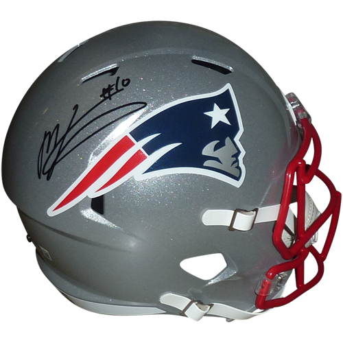 Mac Jones Autographed New England Patriots (Speed) Deluxe Full-Size Replica Helmet - Beckett