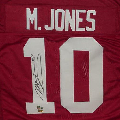Mac Jones Autographed Alabama (Crimson #10) Custom Jersey - Beckett