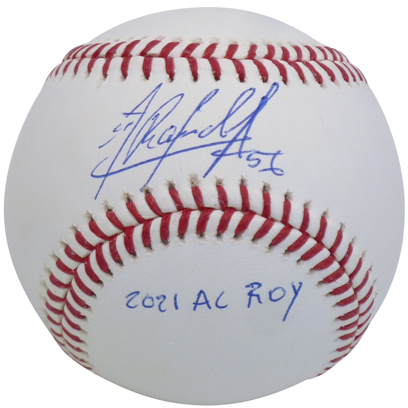 Randy Arozarena Autographed MLB Baseball w/ ROY 21 - Beckett Witness