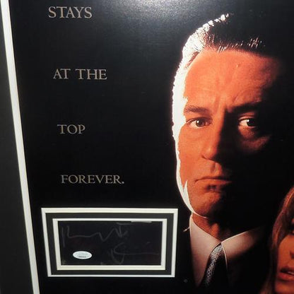 Casino Full-Size Movie Poster Deluxe Framed with Deniro, Pesci and Stone Autographs - JSA