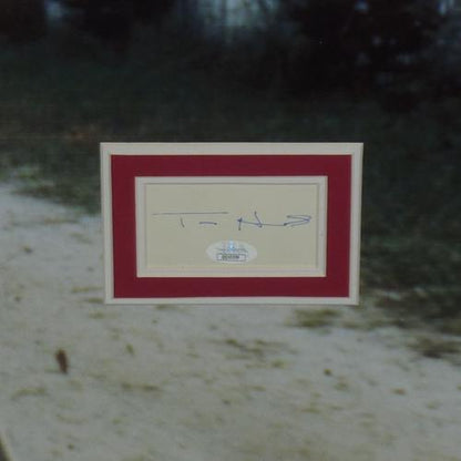 Tom Hanks Autographed Forrest Gump Running Deluxe Framed Large Poster with Signature - JSA