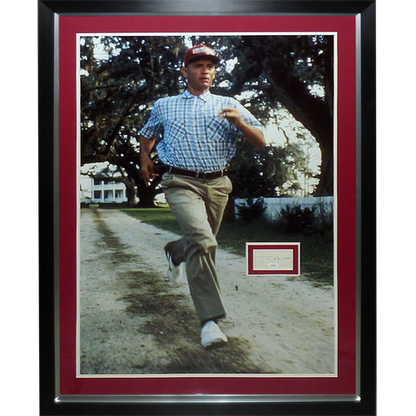 Tom Hanks Autographed Forrest Gump Running Deluxe Framed Large Poster with Signature - JSA