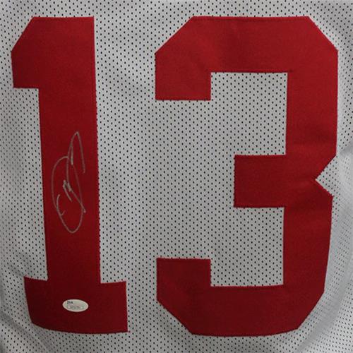 Odell Beckham Jr. Autographed New York (White #13) Custom Jersey - JSA