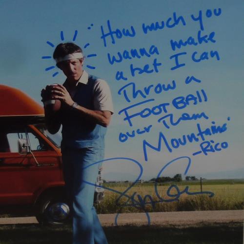 Jon Gries Uncle Rico Autographed Napoleon Dynamite Deluxe Framed 11x14 Photo w/ Long inscription - Beckett