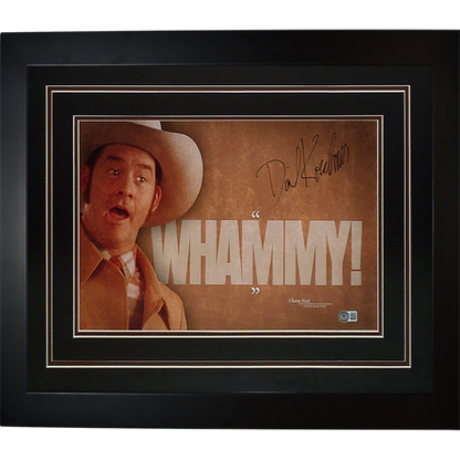 David Koechner Champ Kind Autographed Anchorman Whammy Deluxe Framed 11x17 Poster - Beckett